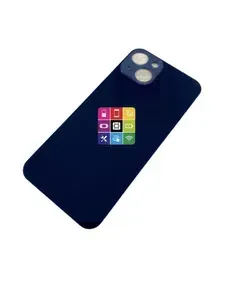 Задняя крышка для iPhone 13, черная, с большим отверстием под камеру