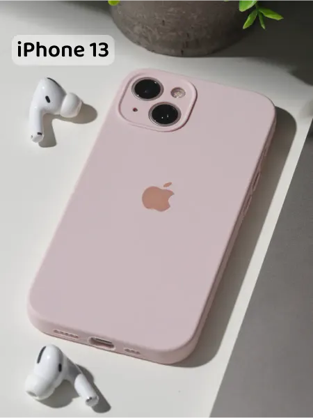 Persica Чехол на iPhone 13 силиконовый квадратный