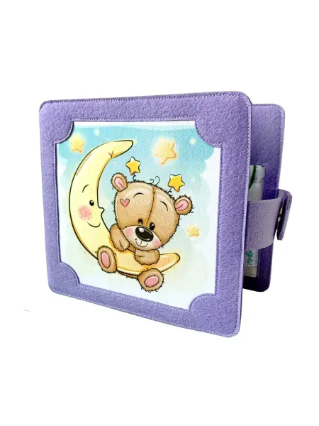 MimiBabyBook Обложка для тактильной книги игрушки на липучках для малышей