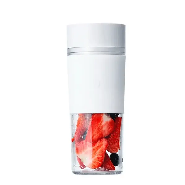 Портативный блендер Mijia Fresh Juice Cup 2 для смузи и напитков, 1300 mAh, 300 ml, 45W, Белый