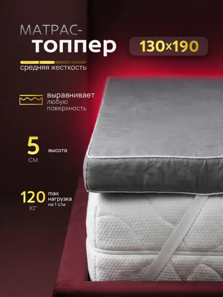 Мир Сновидений Матрас топпер 130х190 см