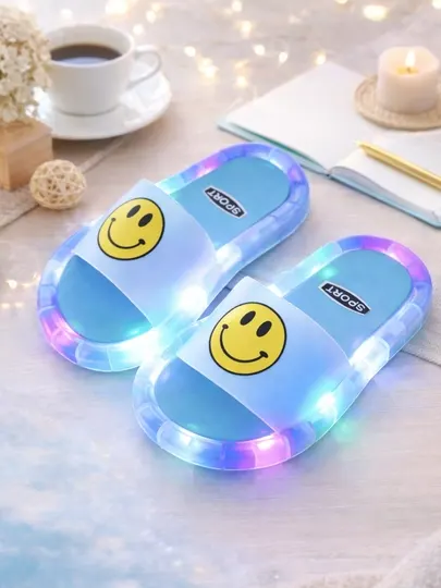 Детские LED шлёпанцы