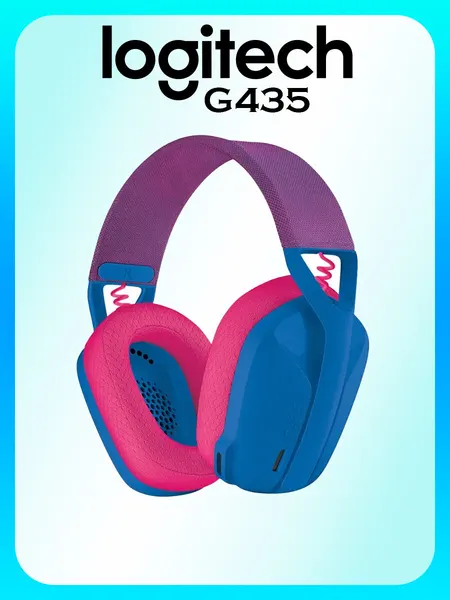 Игровая гарнитура G435, 981-001065, синяя