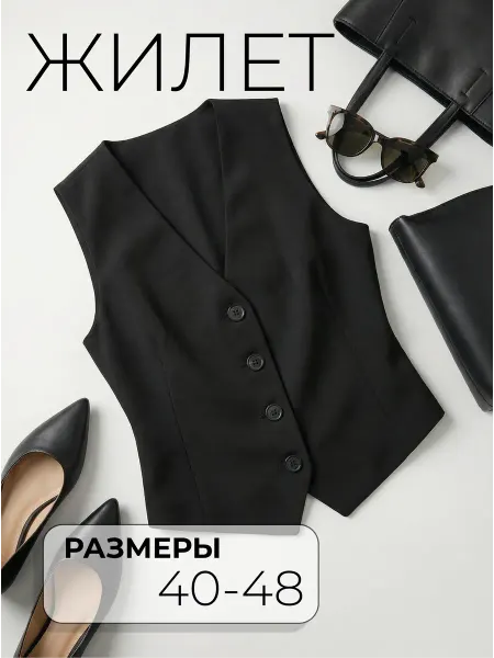 AIL Collection Жилет костюмный классический в офис