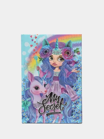 Bloknot Art Studio of Happiness Secretnik, 70g/m2, 7BC, 135x197mm, 48 varaq, 2160