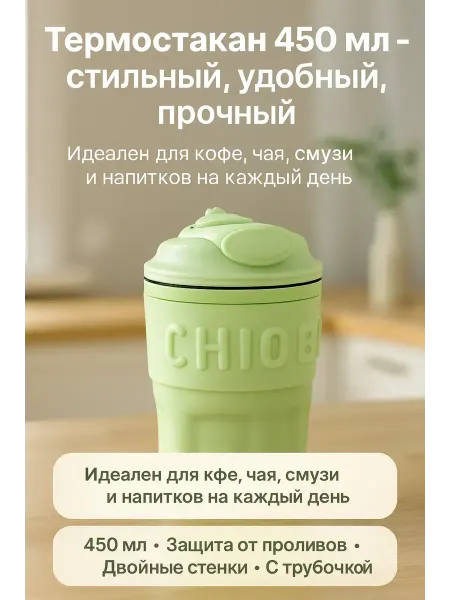 Берри1383 Термокружка женская для кофе