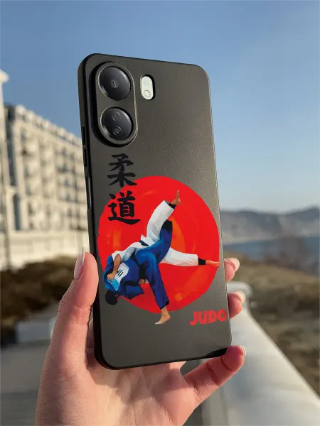 PBl store Чехол наRedmi 13C Poco C65 с принтом Дзюдо