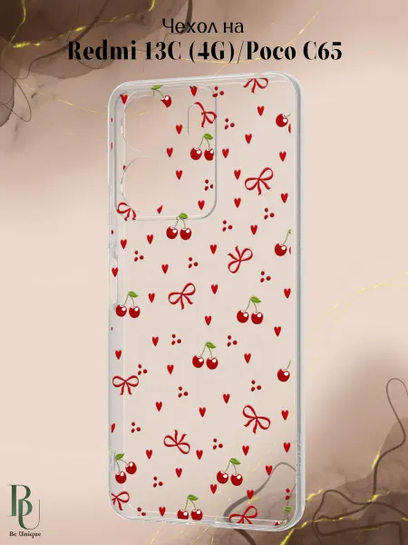 Be Unique Чехол на Redmi 13C Poco C65 с бантиками