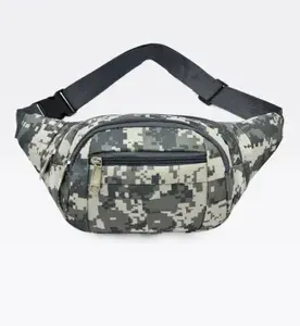 Сумка поясная CLASSIC 14, разгрузочная, Ш33*В14*Г9см, 4 кармана на молнии, цвет пиксель серый