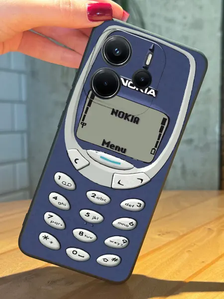 PBl store Чехол на Xiaomi Redmi Note 14 4G с принтом Nokia