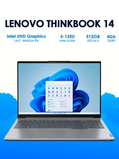 Ноутбук Lenovo ThinkBook 14 G6 IRL Core Ultra 5 8/512 14" WUXGA Grey