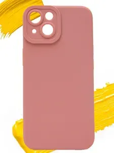 Чехол для Apple iPhone 14 / чехол на айфон 14 с полной защитой камеры пудровый