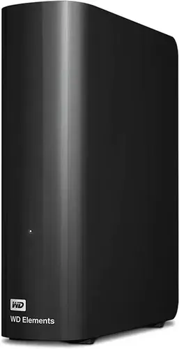 Western Digital 14 ТБ Внешний жесткий диск Elements Desktop (WDBWLG0140HBK-EESN), Пластик, черный
