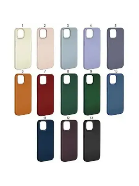 Матовый чехол для iPhone 14 с цветной камерой