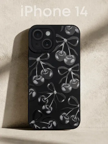 LMNUP Чехол на iPhone 14 с принтом прозрачный