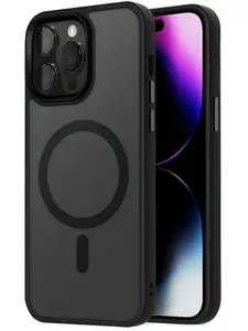 Чехол для iPhone 14 Pro / чехол на айфон 14 Про / 14 про магнитный, совместимый с MagSafe (магсейф), для использования магнитных аксессуаров, противоударный