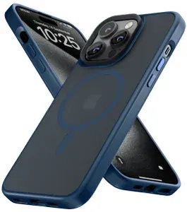 ZAZPOL Чехол для iPhone 14 Pro / айфон 14 Pro/ 14 про магнитный, совместимый с MagSafe (магсейф), противоударный