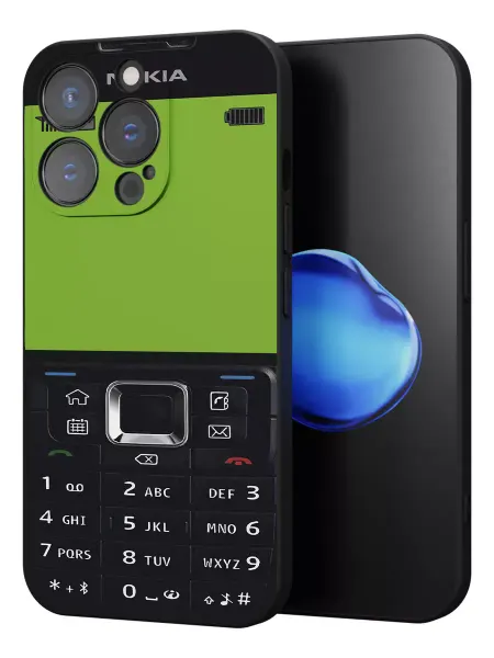 PBl store Чехол на iPhone 14 Pro с принтом Nokia