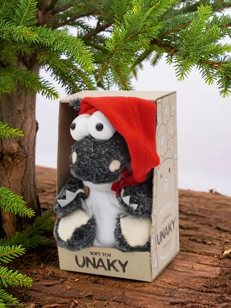 Unaky Soft Toy Мягкая игрушка динозавр Аурига 24 см в подарочной коробке