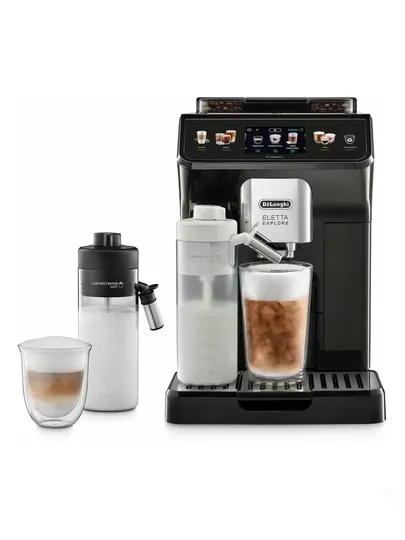 Кофемашина DeLonghi ECAM450.65.G Eletta Explore, автоматическая, 1450 Вт, 19 бар