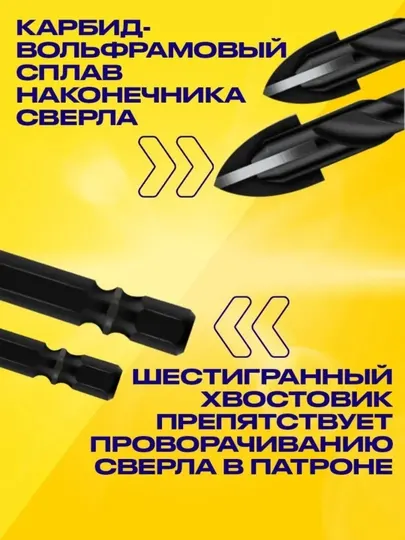 Сверло для кафеля, керамики и керамогранита