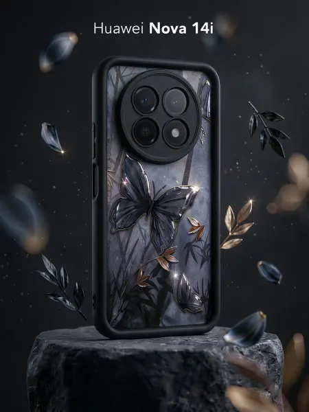 ЧЕХОЛБЕРИ Чехол с высокими бортами и принтом на Huawei Nova 14i