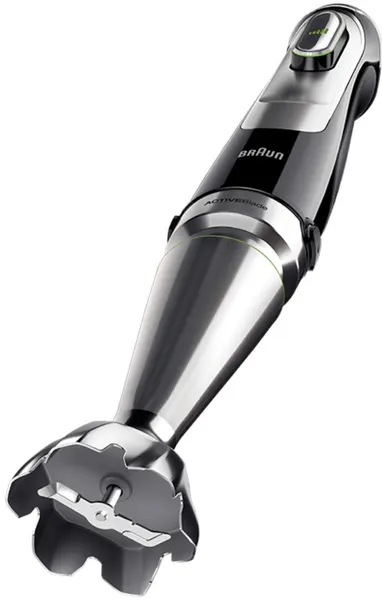 Погружной блендер Braun MQ9195XLI, черный/серебряный, 15000об/мин