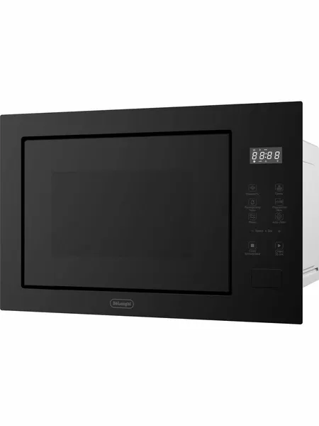 Встраиваемая микроволновая печь Delonghi DMO 25NB TEANO, 25 л, 850 Вт, 5 режимов, гриль