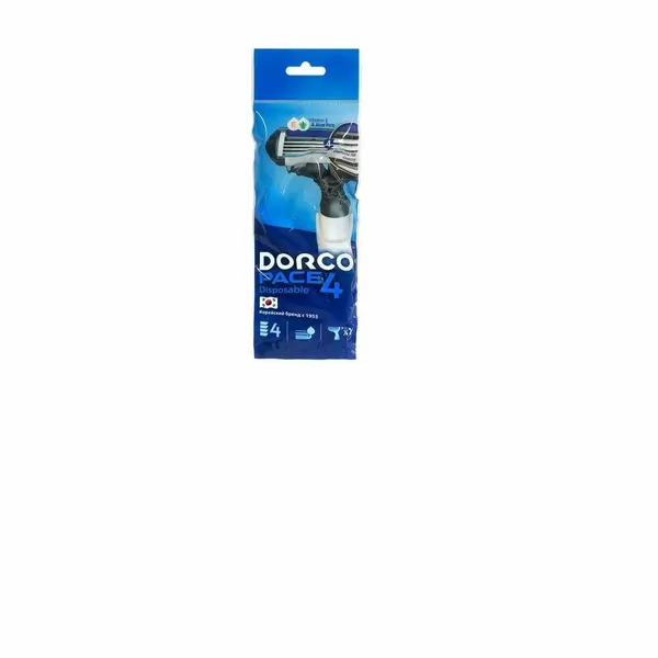 Бритвенный станок Dorco Pace 4, одноразовый 1шт
