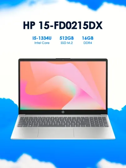 Ноутбук HP 15-fd0215dx i5-1334U Touch 15.6"