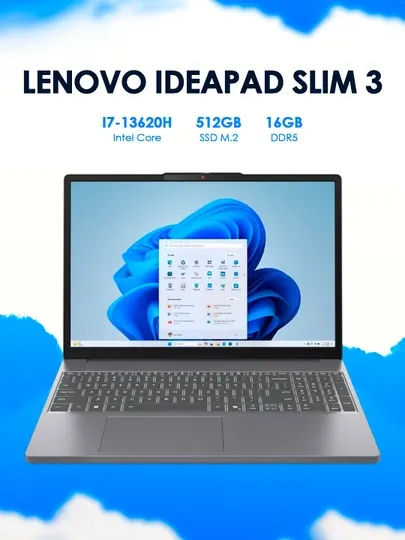 Ноутбук Lenovo IdeaPad Slim 3 15IRH10 i7-13620H Luna Grey 15.3"