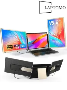 Laptomo 15.6" Монитор S6 (S6), IPS, 1920x1080, 60 Гц, черный