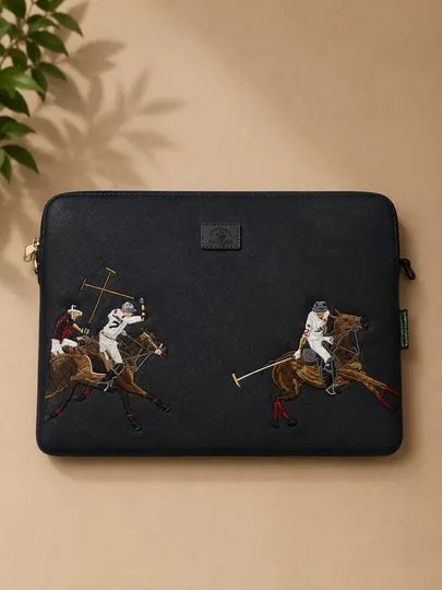 Чехол для ноутбука 15.6", дизайн Polo, 2 отделения, PU кожа, 35×26 см
