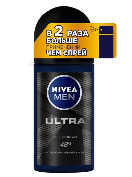 Nivea Men Дезодорант-антиперспирант шариковый Ultra, 50 мл - 1 шт