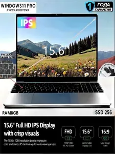 I3 Ноутбук 15.6", Intel Celeron 2955U, RAM 8 ГБ, SSD 256 ГБ, Intel HD Graphics 500, Windows Pro, (2955U), светло-серый, Русская раскладка