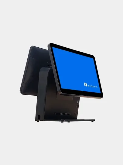 Двухсторонний Pos моноблок Q8, для кафе и ресторанов i5, RAM 8 Гб, SSD 256 Гб, 15,6+15,6