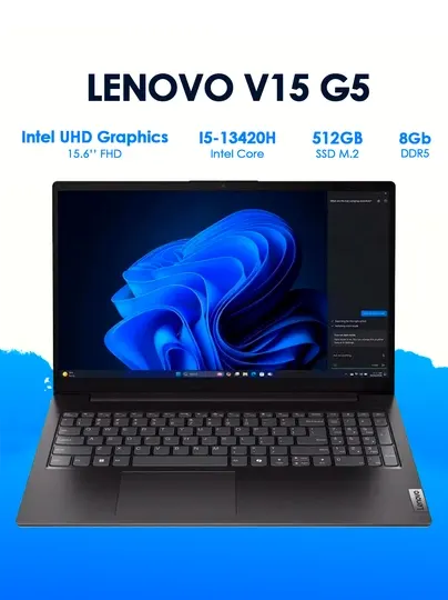 Ноутбук Lenovo V15 G5 IRL — i5‑13420H 8GB 512GB SSD 15,6″ FHD