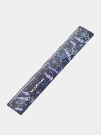 Линейка пластиковая ErichKrause Lavender, 15см, ассорти 57837