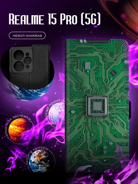 Realme Чехол-книжка для 15 Pro 5G