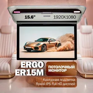 Автомобильный потолочный монитор 15.6" Ergo ER15M серый