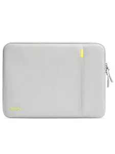 Чехол Tomtoc Defender A13 для ноутбука 15", MacBook Pro Air 15 на молнии, с усиленными углами и мягкой подкладкой, серый