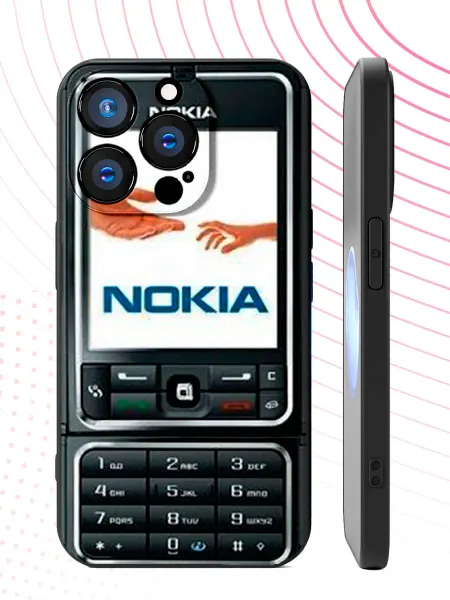 PBl store Чехол на Apple Iphone 15 Pro Max с принтом Nokia