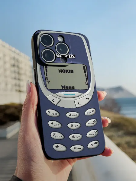 PBl store Чехол на Apple Iphone 15 Pro с принтом Nokia