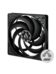 Вентилятор для корпуса ПК ARCTIC P12 Slim PWM PST Black, тонкий (15 мм)