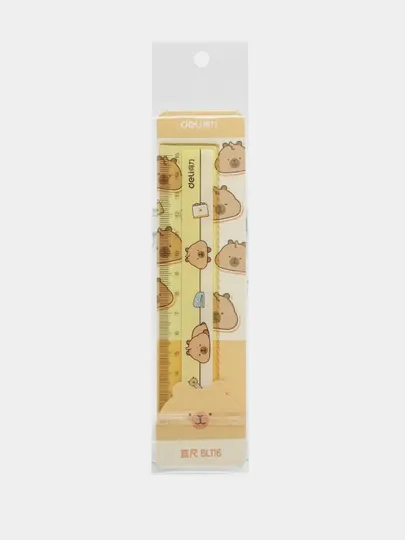 Линейка, 15 cм Capypets Deli BL116
