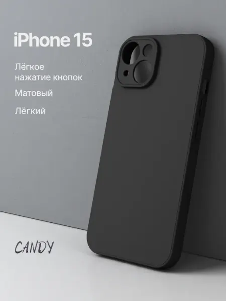 CANDY. Чехол на iPhone 15 матовый