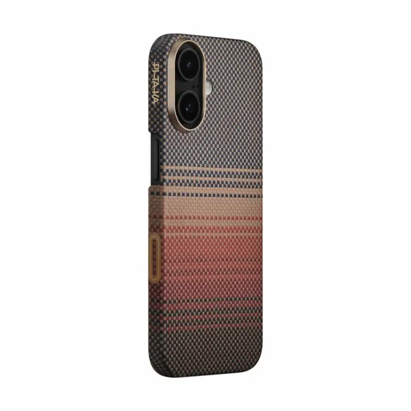 Чехол PITAKA Ultra-Slim Case для iPhone 17 - Sunset коричневый