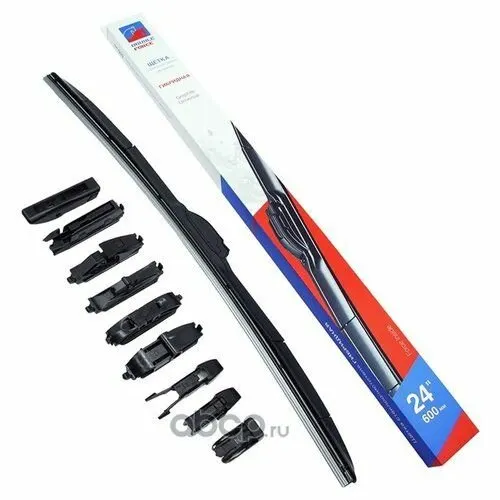 Щетка стеклоочистителя гибридная Double Force 600 мм (24) DOUBLE FORCE DFHY24