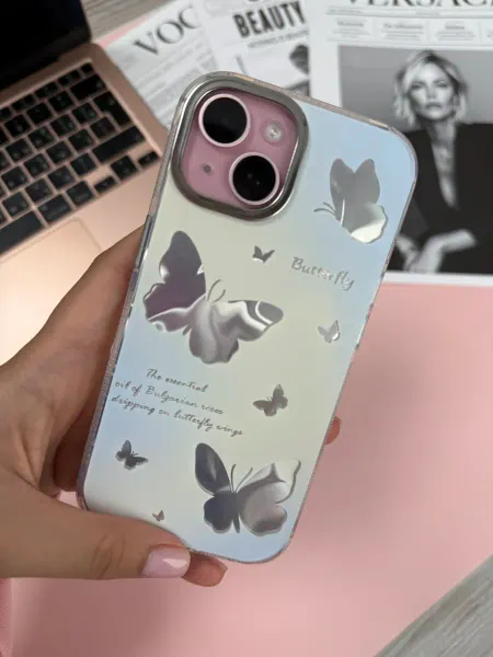 ЧЕХОЛЯШ Чехол на iPhone 15 Бабочки