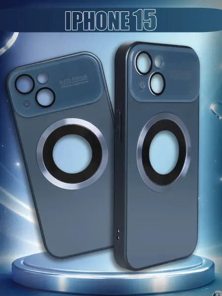 Кей Кей Чехол для iPhone 15 с магнитным кольцом MagSafe